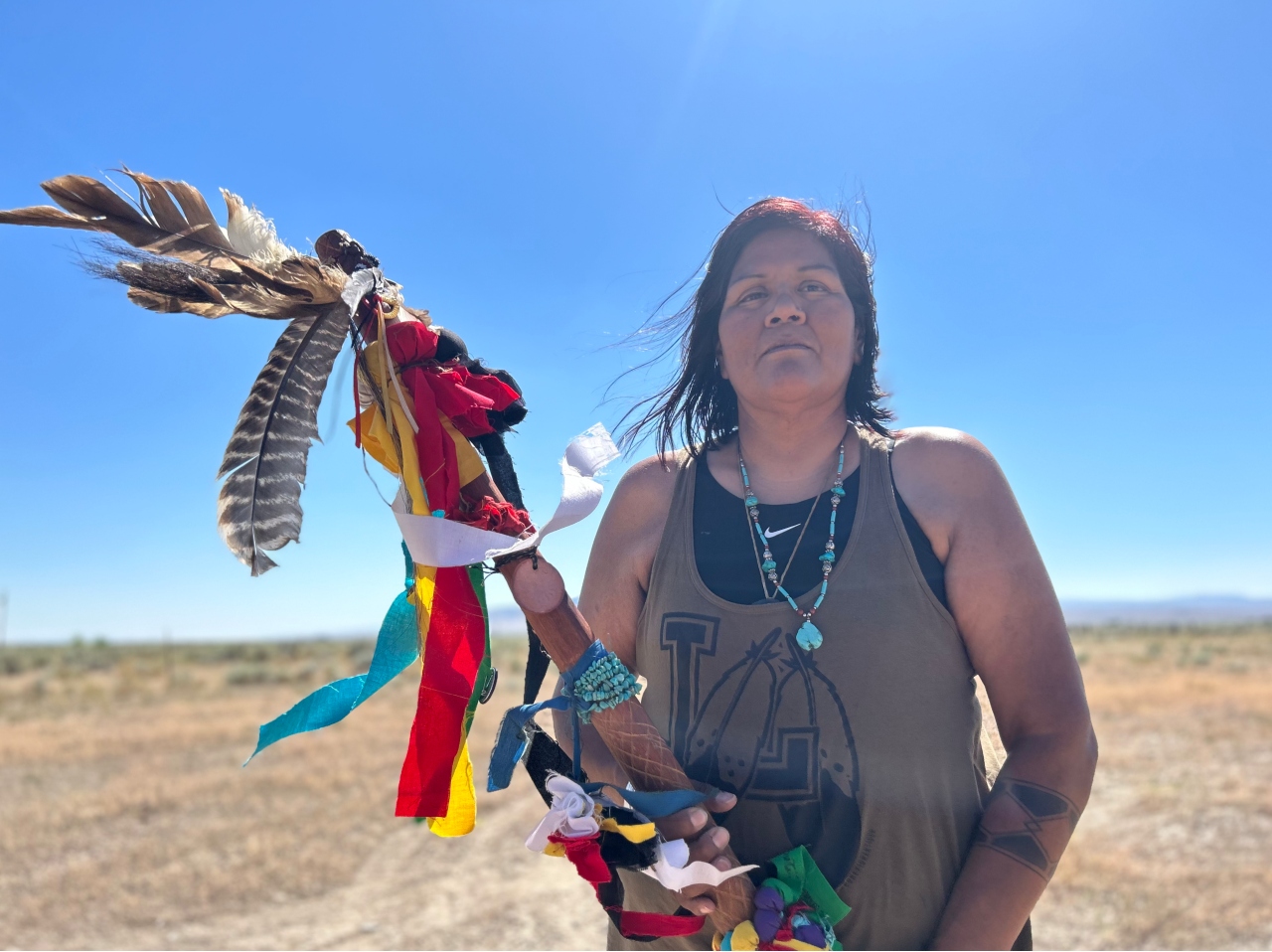 Brandi Morin: In Nevada, Indigenous land protectors face off with a Canadian mining company